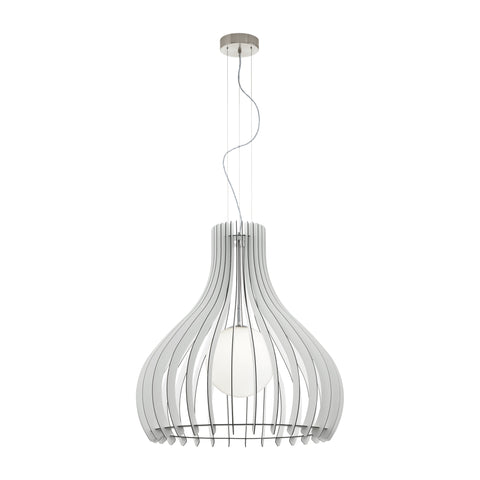 Pendant luminaire "Tindori" Ø1500 60W white IP20