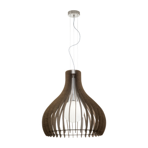 Pendant luminaire "Tindori" Ø1500 60W dark brown IP20