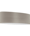 Shade for Pendant luminaire "Pasteri Pro" 2x 60W taupe