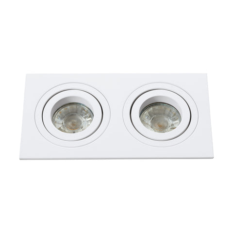 Terni Pro square / 2-fach / swivelling 50W white IP20