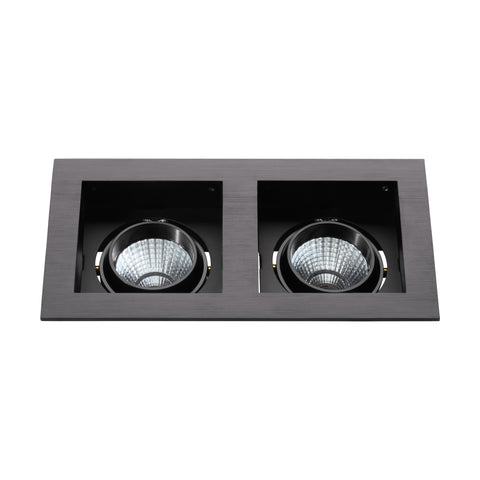 Biscari 2 swivelling 2 x 7W 2700K black IP20