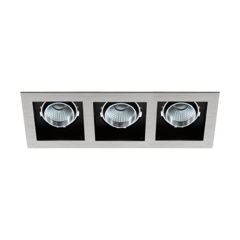 Biscari 3 swivelling 3 x 7W 3000K aluminium brushed IP20