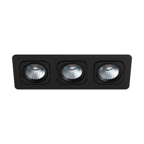 Vascello P3" swivelling 3 x 7W 2700K black IP20