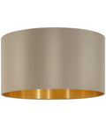 Shade for Pendant luminaire "Pasteri Pro" taupe/gold