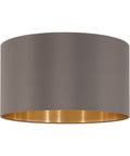 Shade for Pendant luminaire "Pasteri Pro" cappuccino/gold