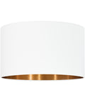 Shade for Pendant luminaire "Pasteri Pro" white/copper