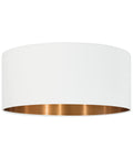 Shade for Pendant luminaire "Pasteri Pro" white/copper