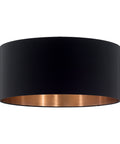 Shade for Pendant luminaire "Pasteri Pro" black/copper