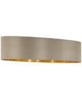 Shade for Pendant luminaire "Pasteri Pro" 2x60W taupe/gold