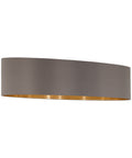 Shade for Pendant luminaire "Pasteri Pro" cappuccino/gold