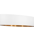 Shade for Pendant luminaire "Pasteri Pro" 2x60W white/copper