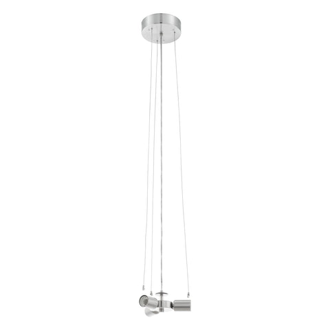 Pendant luminaire "Pasteri Pro" 3x60W nickel-matt IP20