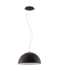 Pendant luminaire "Gaetano" 60W black IP20