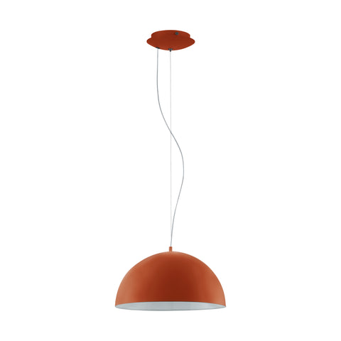 Pendant luminaire "Gaetano" 60W orange IP20