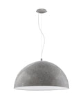 Pendant luminaire "Gaetano" 60W betongrey IP20