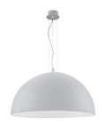 Pendant luminaire "Gaetano" 3 x 60W silver IP20