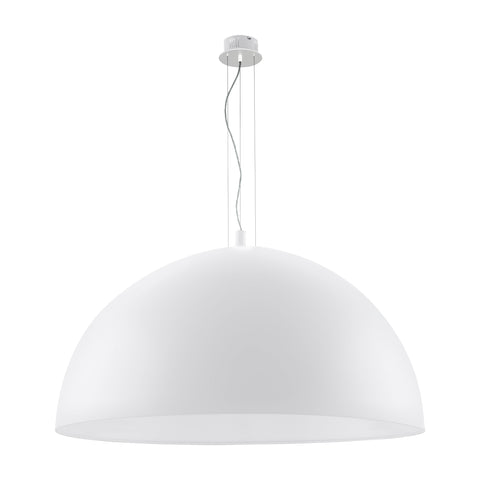 Pendant luminaire "Gaetano" 3 x 60W white IP20