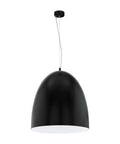 Pendant luminaire "Sarabia" 60W black IP20