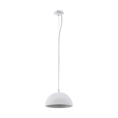 Panderas Pendant luminaire Ø300 60W white/silver IP20