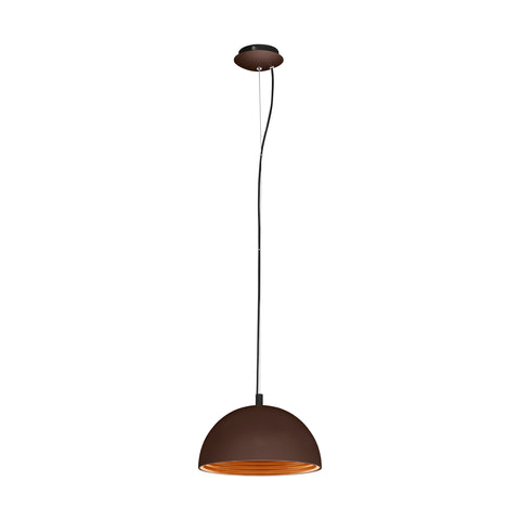 Panderas Pendant luminaire Ø300 60W schokobr./copperIP20