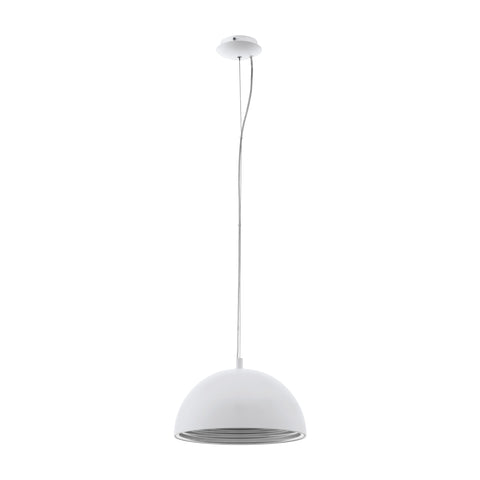 Panderas Pendant luminaire Ø350 60W white/silver IP20