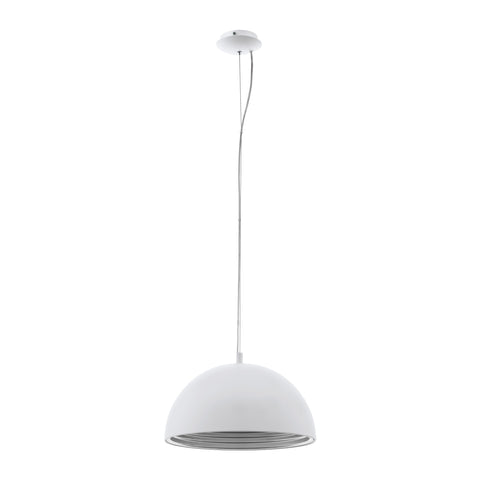 Panderas Pendant luminaire Ø400 60W white/silver IP20