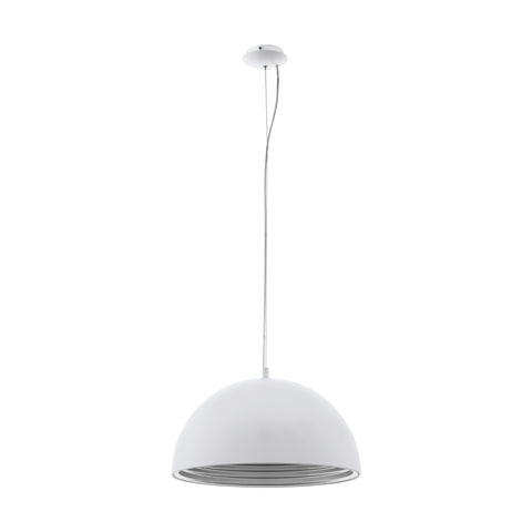 Panderas Pendant luminaire Ø500 60W white/silver IP20