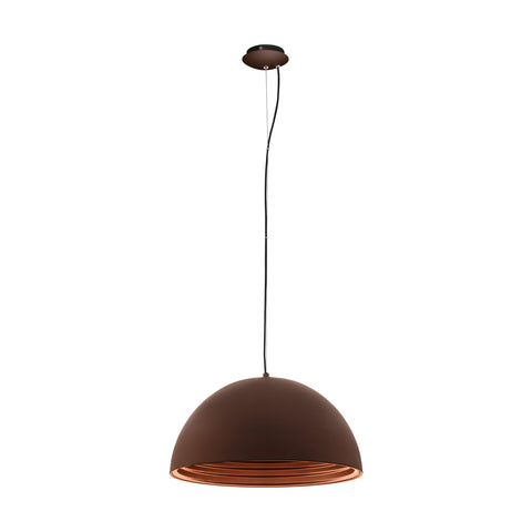 Panderas Pendant luminaire Ø500 60W schokobr./copperIP20