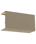 Shade square zu Wall luminaire Pasteri Pro taupe/gold