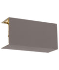 Shade square zu Wall luminaire Pasteri Pro cappuccino/gold