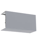 Shade square zu Wall luminaire Pasteri Pro grey/silver