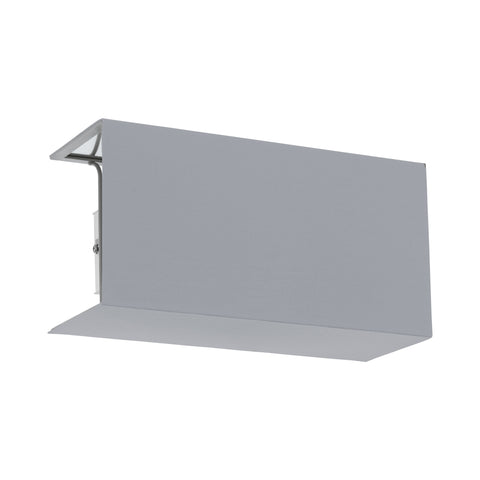 Shade square zu Wall luminaire Pasteri Pro grey/silver