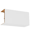 Shade square zu Wall luminaire Pasteri Pro white/copper