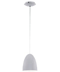 Pendant luminaire "Sarabia" 60W silver IP20
