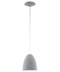 Pendant luminaire "Sarabia" 60W betongrey IP20