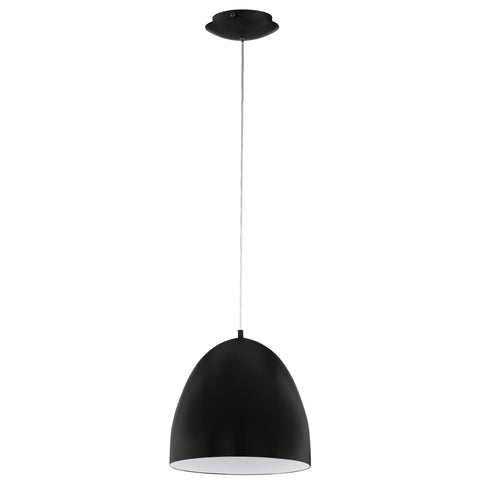 Pendant luminaire "Sarabia" 60W black IP20