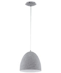 Pendant luminaire "Sarabia" 60W betongrey IP20