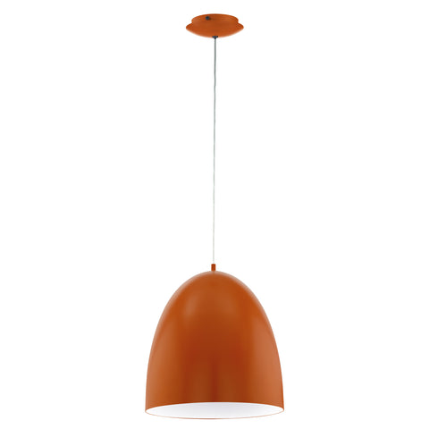 Pendant luminaire "Sarabia" 60W orange IP20