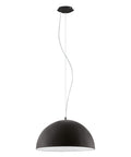 Pendant luminaire "Gaetano" 60W black IP20