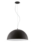 Pendant luminaire "Gaetano" 60W black IP20
