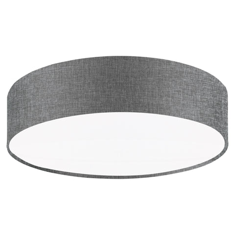 Ceiling luminaire "Pasteri Pro" 1 x 60W linen grey IP20