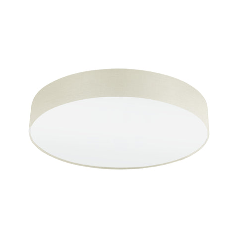 Ceiling luminaire "Pasteri Pro" 3 x 60W linen natural IP20