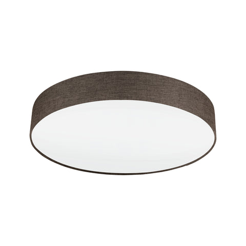 Ceiling luminaire "Pasteri Pro" 3 x 60W leinenbrown IP20
