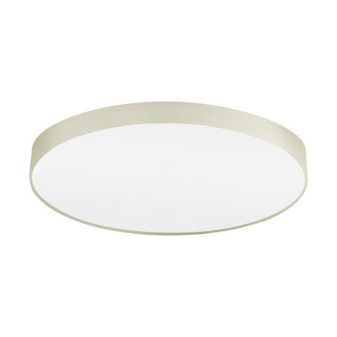 Ceiling luminaire "Pasteri Pro" 7 x 60W linen natural IP20
