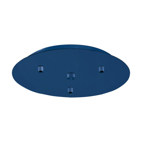 Canopy 3-fold, surface mounted gentian blue (RAL 5010)
