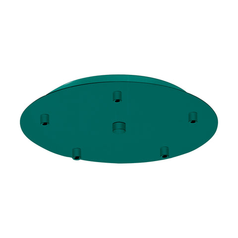 Canopy 5-fold, surface mounted opal green (RAL 6026)