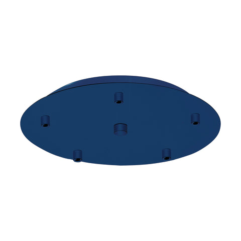 Canopy 5-fold, surface mounted gentian blue (RAL 5010)