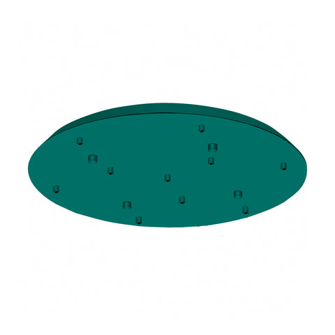 Canopy 10-fold, surface mounted opal green (RAL 6026)