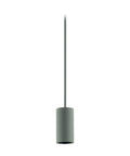 Tacito fitting E27 with cable dust-grey (RAL 7037)