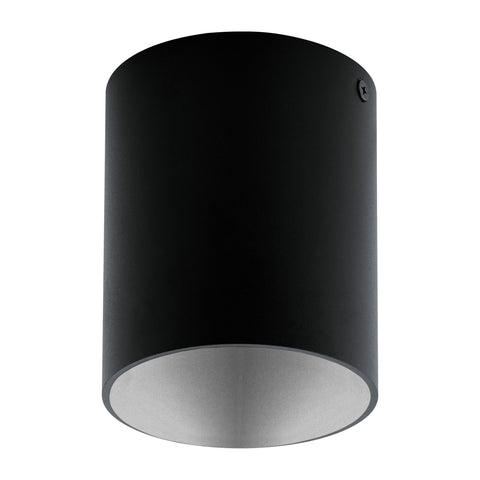 Ceiling luminaire "Polasso Pro" round 35W black /white IP20